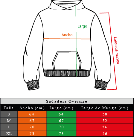 Sudadera Canopy Oversize
