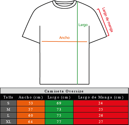 Camiseta Edge Red Oversize