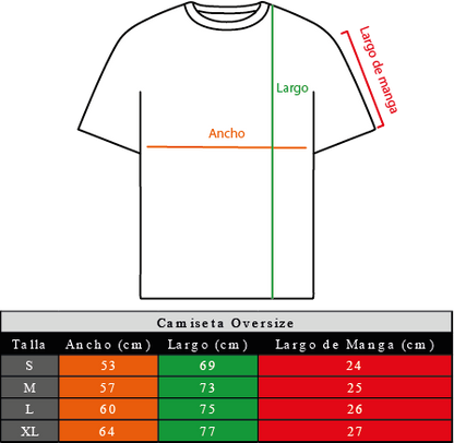 Camiseta Edge Red Oversize
